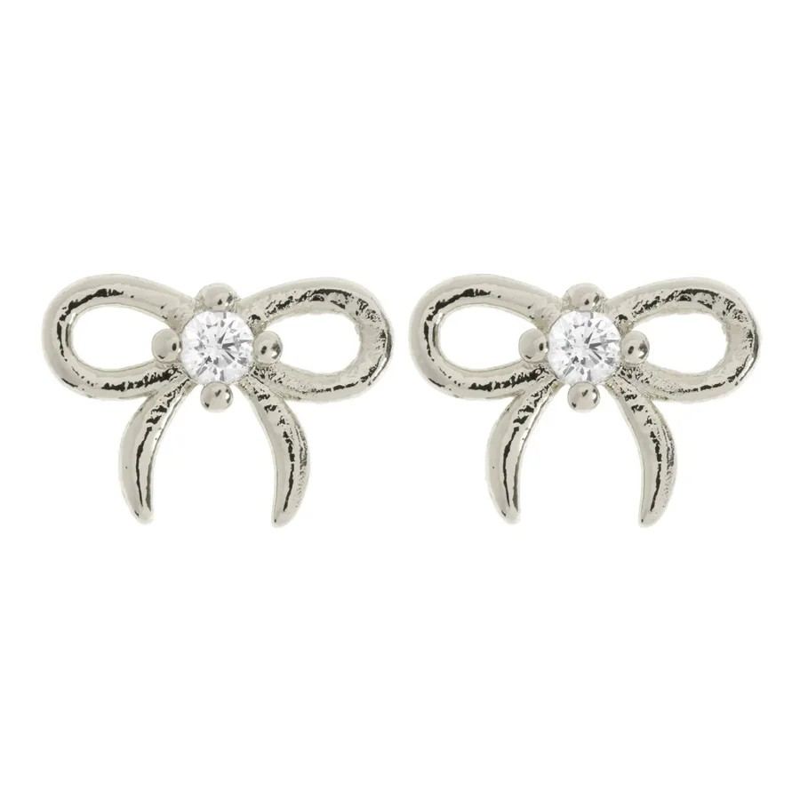 Juliette petit bow silver