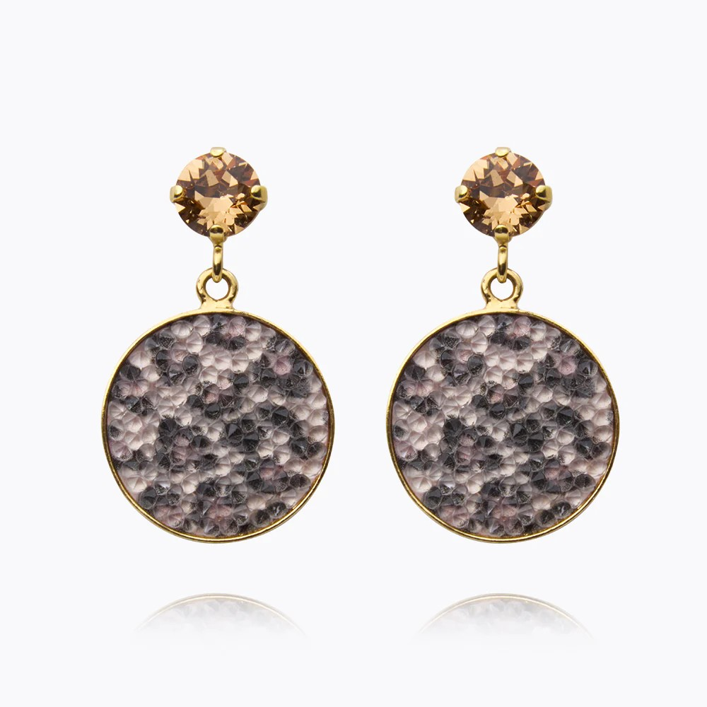 Chloe earrings gold leo