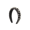 Day pearl bead hair band black