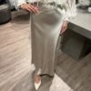 Bardot skirt champagne