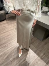 Bardot skirt champagne