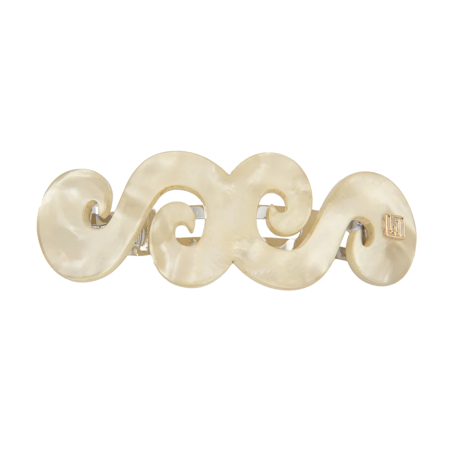 Wave spenne ivory 8cm