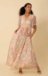 Jaliyah maxi dress green