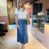 Janet shane skirt denim blue