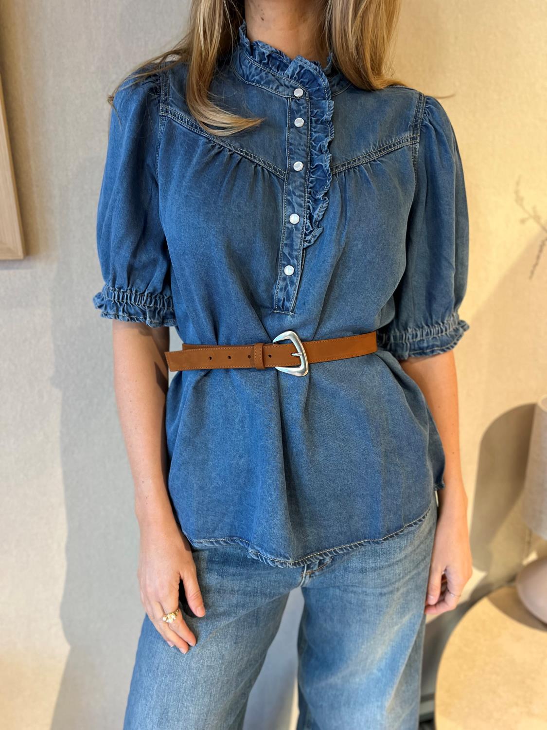 Louise blouse denim