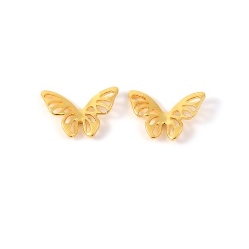 Emberly butterfly stud