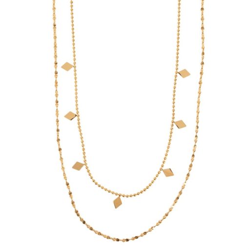 Elsie double layer necklace