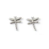 Marina dragonfly stud silver