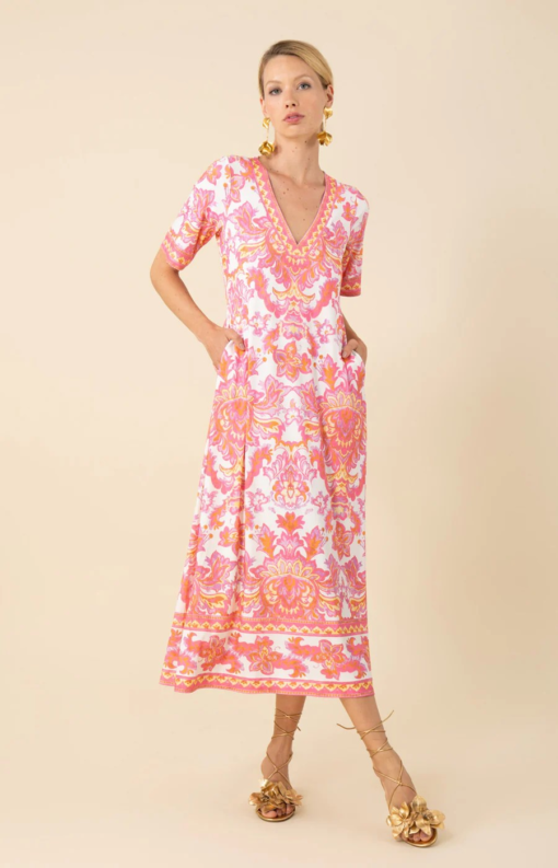 Bethany dress pink