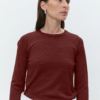 Annabelle longsleeve burgundy