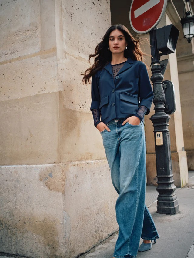 Dara vint jeans mid blue