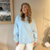 Zany oversized sweatshirt ice blue