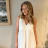 Jumpsuit linen off white