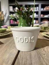 Godis skål medium hvit