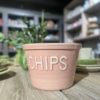 Chips skål large pink