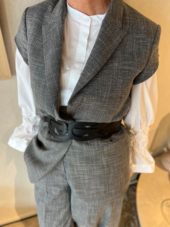 Blazer grey kort arm