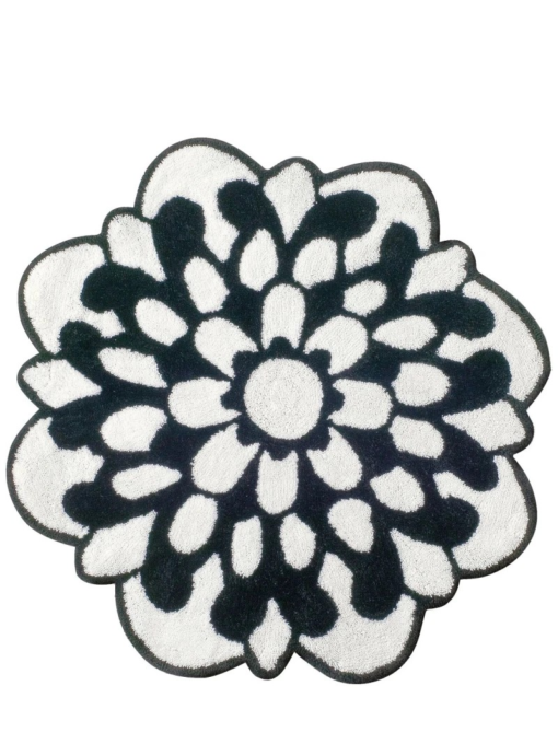 Otil bath mat mørk brun/offwhite