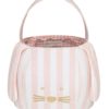 Stripy bunny bucket bag