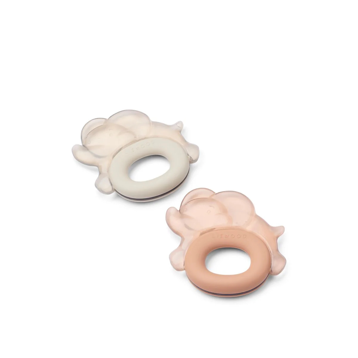 Rita elephant cooling teether 2 pack pale tuscany/sandy