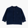 Bomber cardigan navy