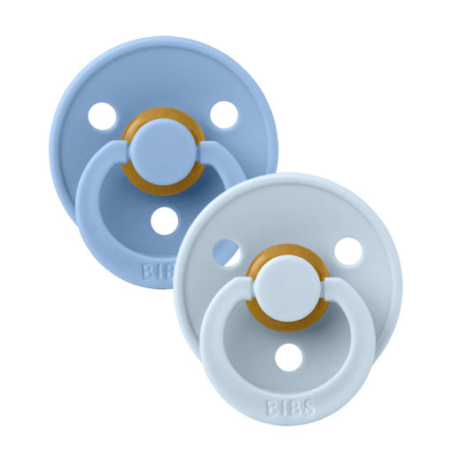 Colour 2pack sky blue/baby blue round 1 0+ months