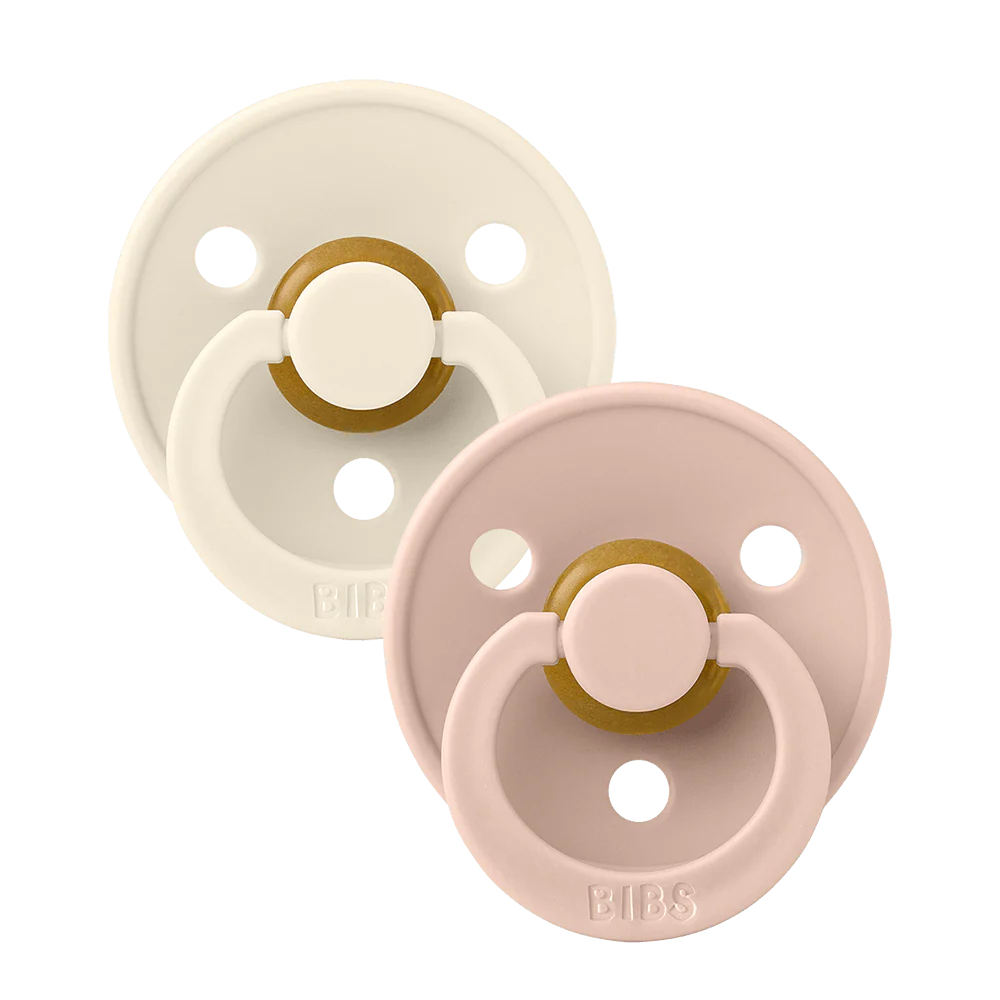 Colour 2pack ivory/blush round 2 6+ months