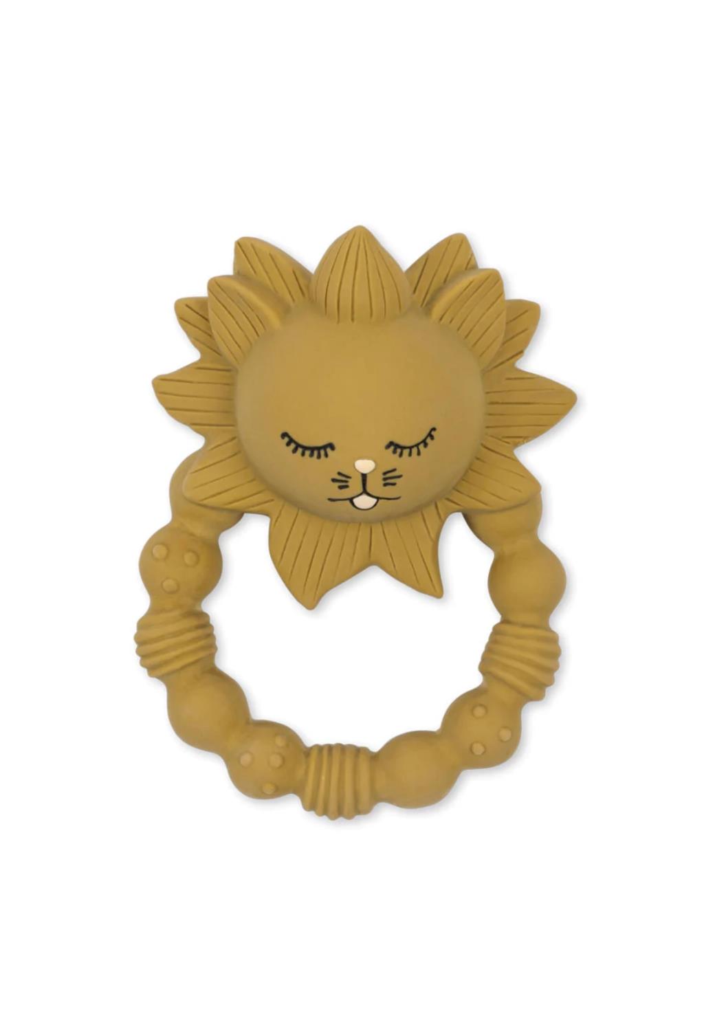 Teether ring lion mustard