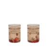 Glitter cups cherry 2pack