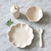 Little Poppy Dining Set - Cream