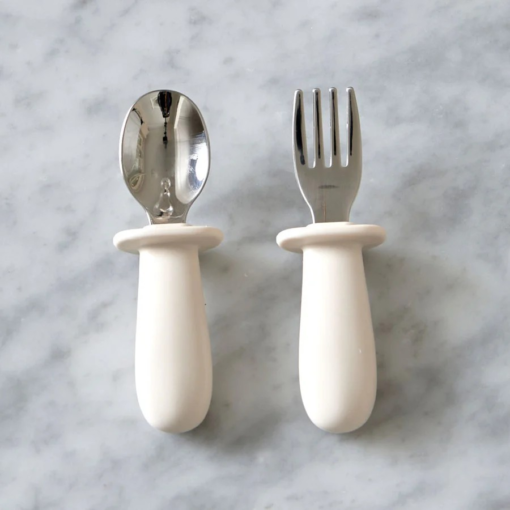 Baby Cutlery Set - Cream