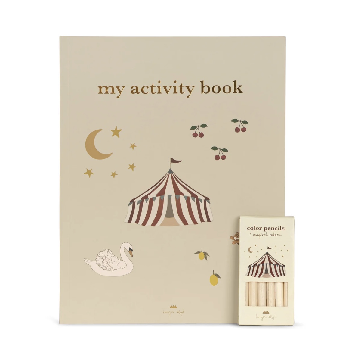 My activity book off white