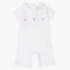 Puppies summer romper white