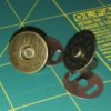 Magnet Knapp 18mm brass