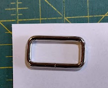 Rektangel Sølv/stål B: 25mm (innvendig)