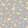 Moon & Stars på grå bunn, bit 0,5m