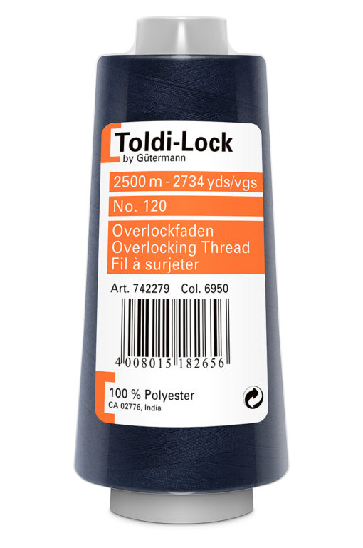 Toldi-Lock marine overlock tråd 2500m