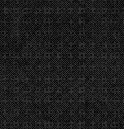 Bredt stoff; flettet mønster i mørk grå på sort