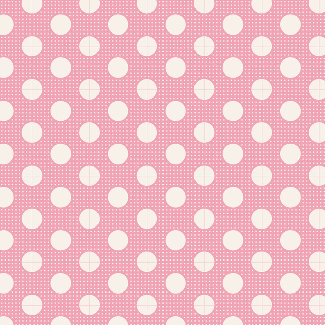 Tilda Medium Dots Pink/Rosa