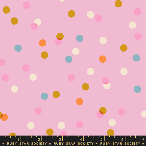 RS "Dots" i farger på rosa bunn