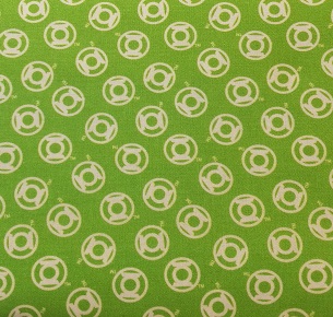 Green Lantern logo på grønt, 0,65m