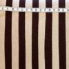 Offwhite med brune striper i lin/bomull