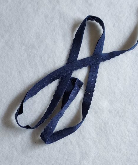 Folde elastikk blå brettet