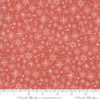TSW Snowflakes Red -Rød bunn, hvite krystaller