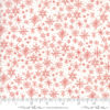 TSW Snowflakes White -hvit bunn, røde krystaller