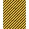 Gul og Sort diagonale striper