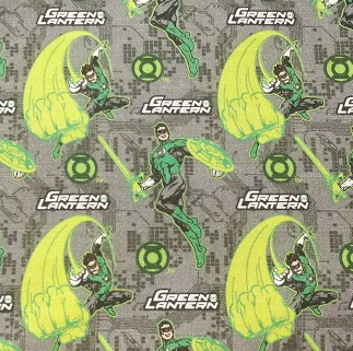 Green Lantern på grå bunn
