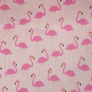 Rosa flamingos, kraftig bomull