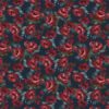 Camellia Bloom - Moody Navy Fabric