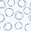 AG Lin, hvit med blå sirkler, Round Markings Hikari