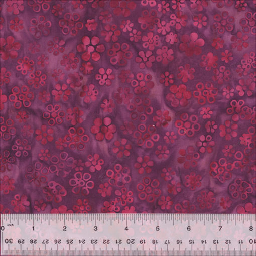 Batikk Ditsy Daisy, Fuchsia